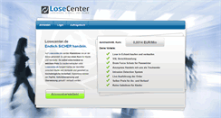 Desktop Screenshot of losecenter.de