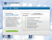 Tablet Screenshot of losecenter.de